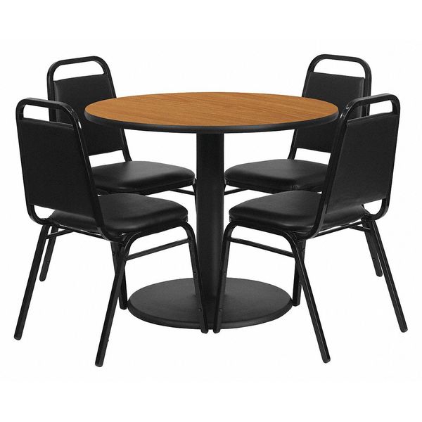 Natural Lam, Banquet Chair, Rnd, 36