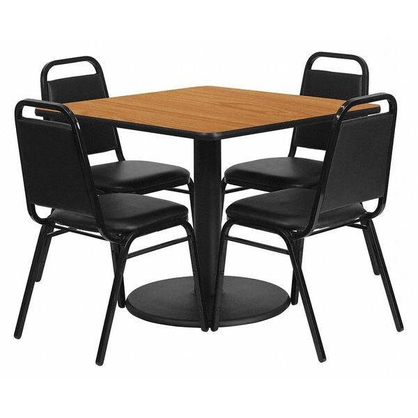 Square Natural Laminate Table, 36
