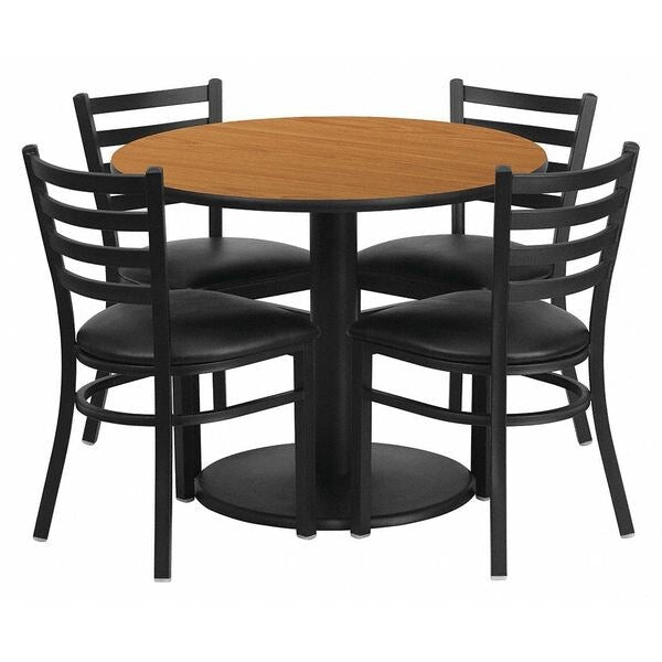 Round Natural Laminate Table, 36