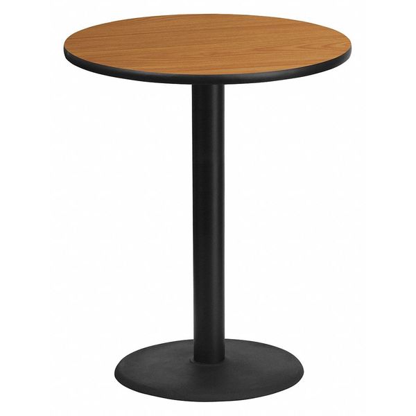 Round Natural Laminate Table, 36