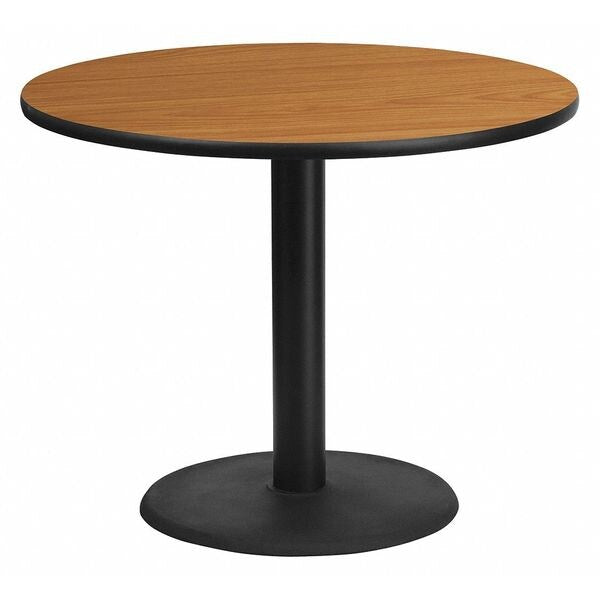 Round Natural Laminate Table, 36