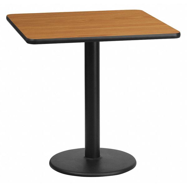 Square Natural Laminate Table, 24