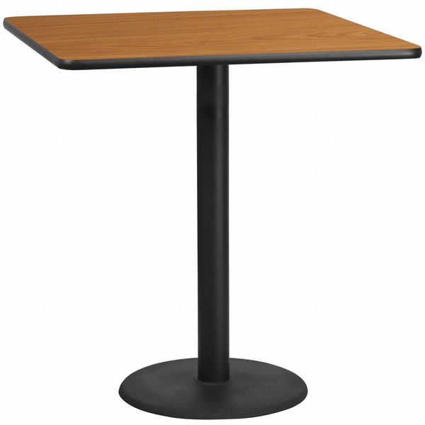 Square Natural Laminate Table, 42