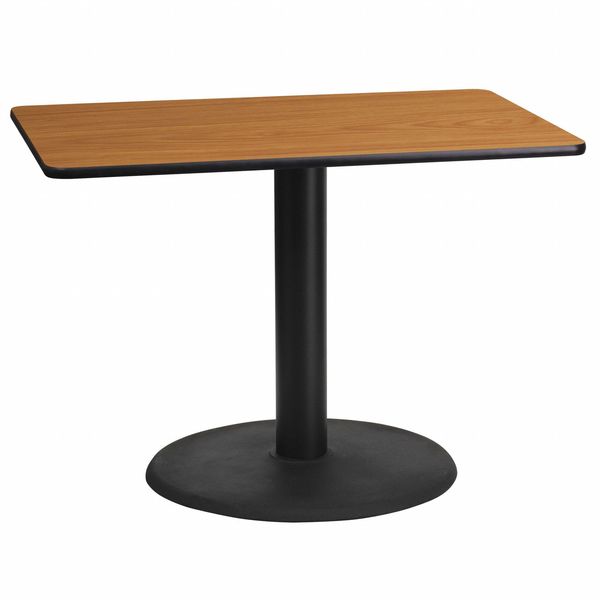 Rectangle Natural Laminate Table, 24