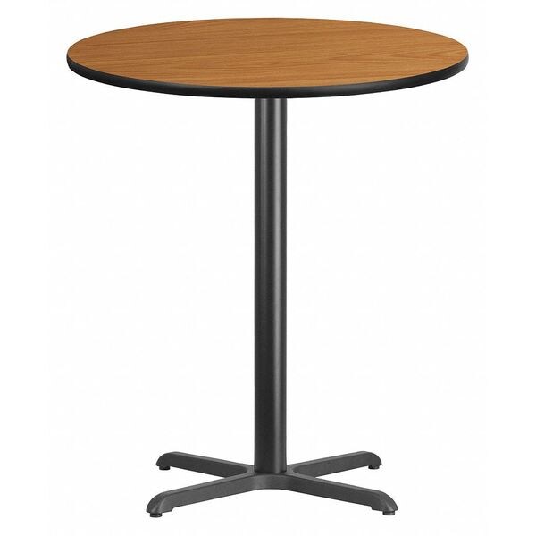 Round Natural Laminate Table, 36
