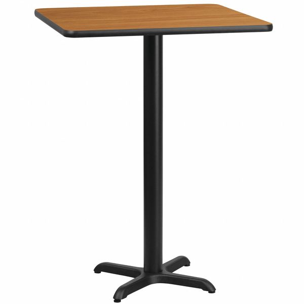 Square Natural Laminate Table, 24