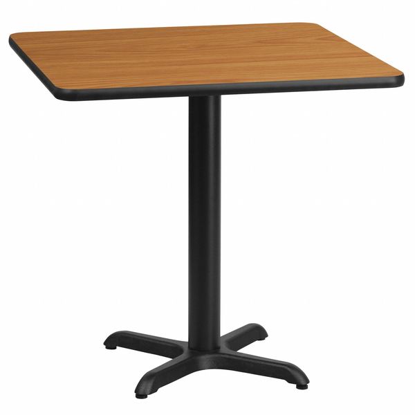 Square Natural Laminate Table, 24