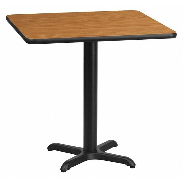 Square Natural Laminate Table, 30
