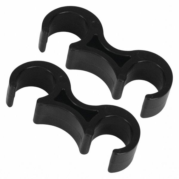 Ganging Clips, Plastic, Black