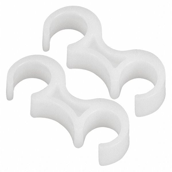 Ganging Clips, Plastic, White