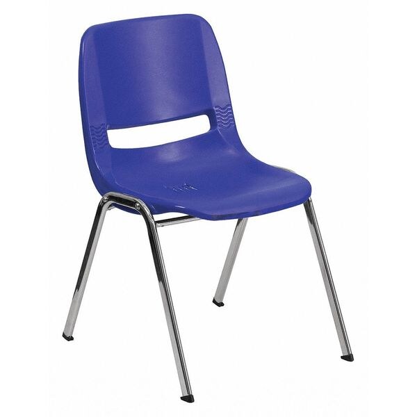 Stach Chair, Navy w/Chrome Frame, 16