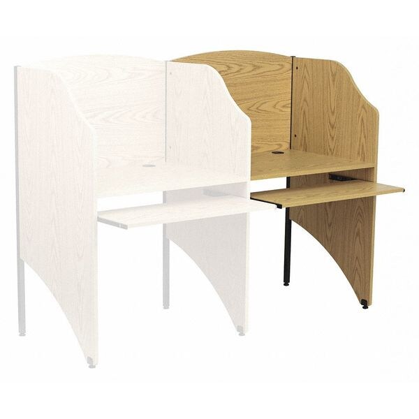 Add-On Study Carrel, Oak