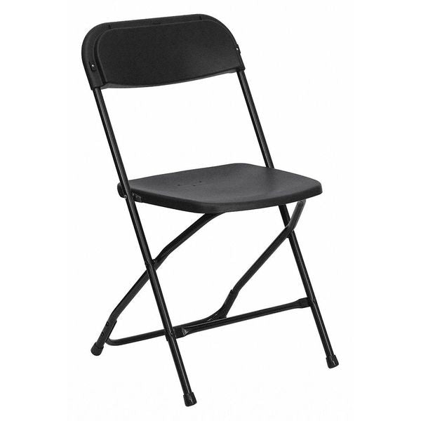 Folding Chair - Black Plastic - Event Chair