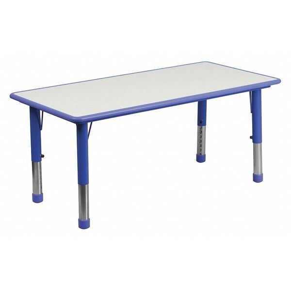 Rectangle Preschool Table, Bl, 23.625