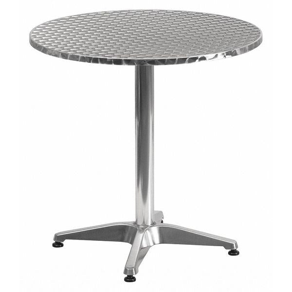Round Table, Round, Aluminum, 27.5