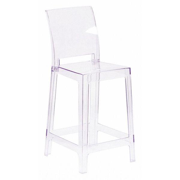 Square Back Ghost Stool