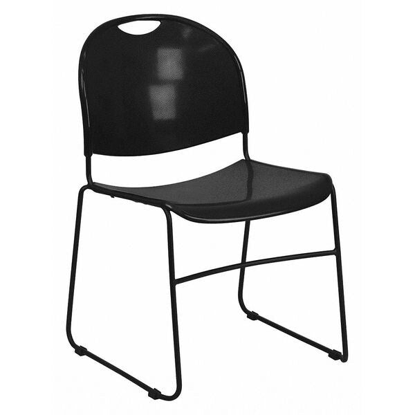 Stack Chair, Frame, Black, 800 lb. Capacity
