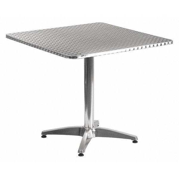 Square Table, Square, Aluminum, 31.5