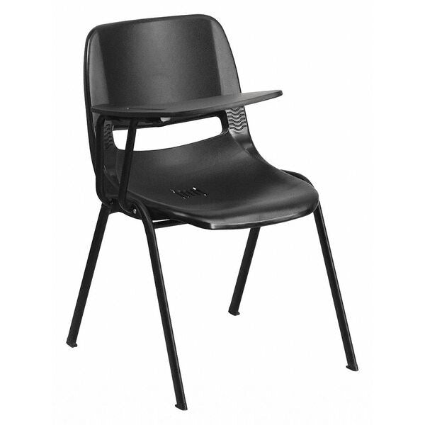Tablet Arm Chair, Right Hand Flip-Up, Blk, 21