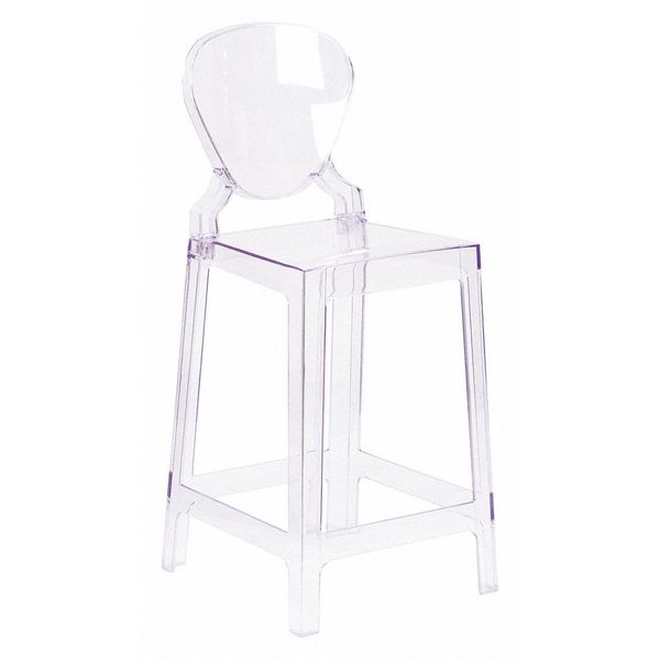 Tear Back Ghost Counter Stool