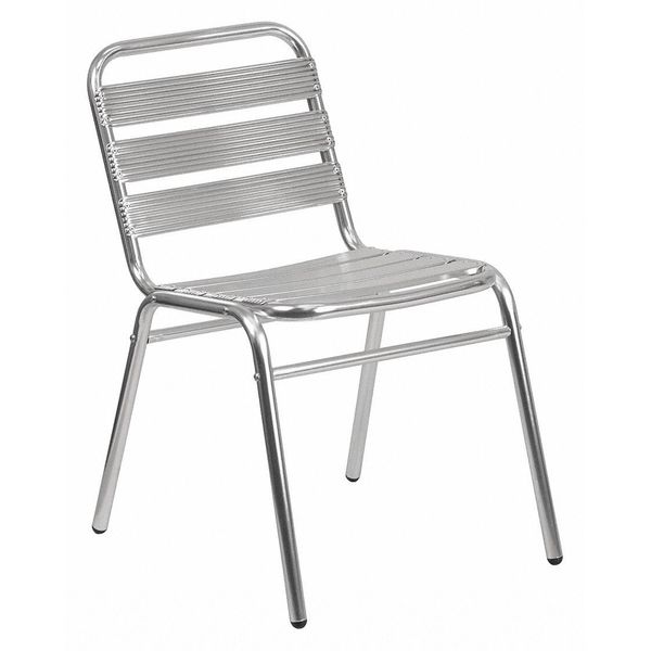 Aluminum Restaurant Stack Chair, 19.5 W 25