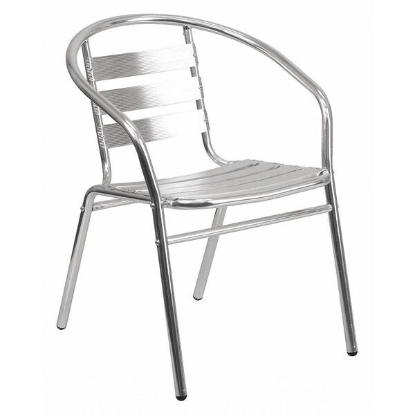Aluminum Restaurant Stack Chair, 21.75 W 22