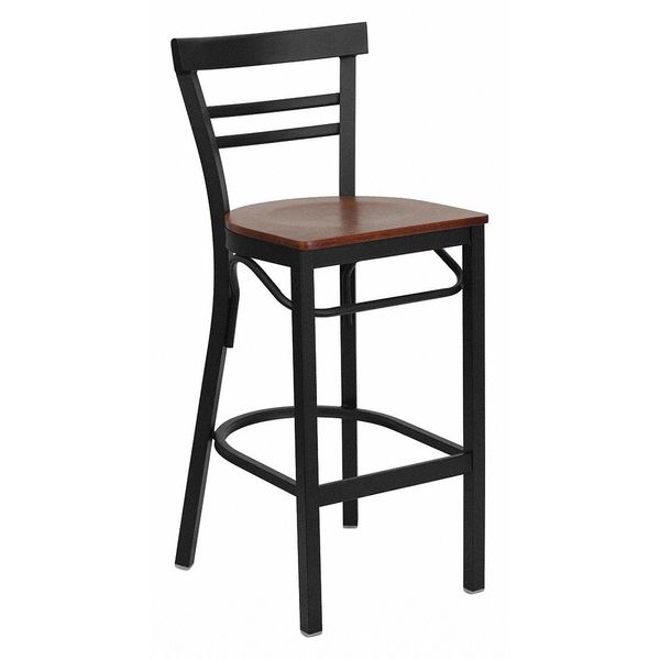 Restaurant Stool, Ladder Back, Chy Seat, Material: Wood
