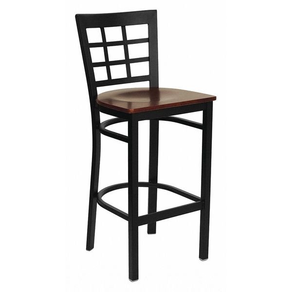 Restaurant Stool, Window Back, Mahgny Sea