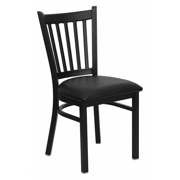 BlackRestaurant Chair, 20-1/4