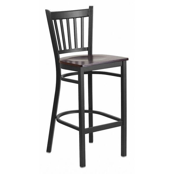 Restaurant Stool, Vertical Back, Wal Seat
