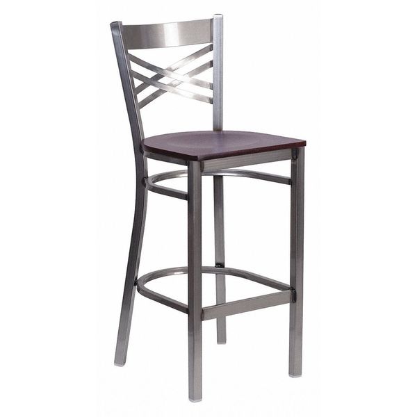 Restaurant Barstool, Metal X Bck, Mah Woo