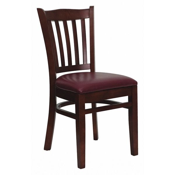 BurgundyRestaurant Chair, 20-3/4