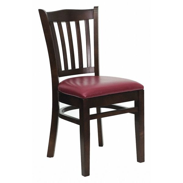 BurgundyRestaurant Chair, 20-3/4