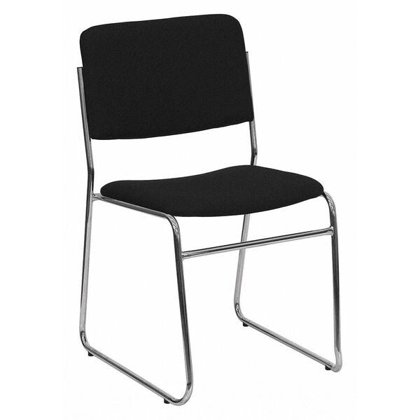 Fabric Stack Chair, Black