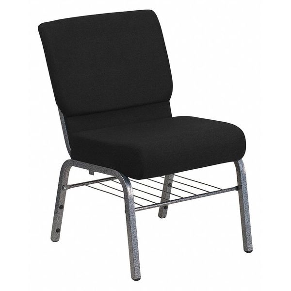 Fabric Church Chair, Black
