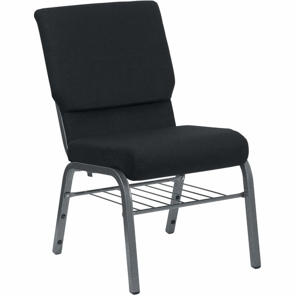 Fabric Church Chair, Black
