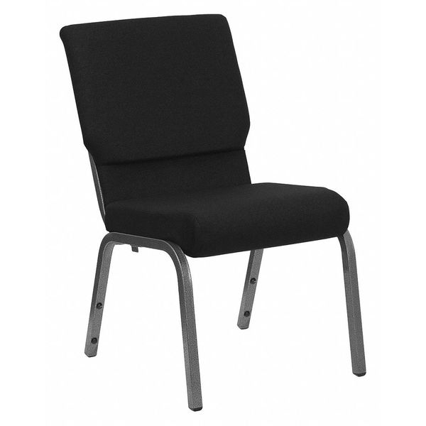 Fabric Church Chair, Black