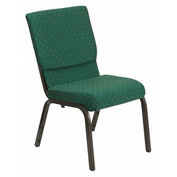 Fabric Church Chair, Green