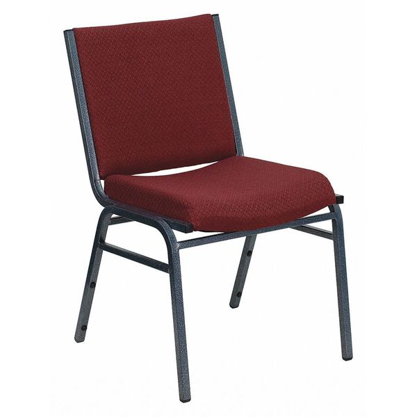 Fabric Stack Chair, Burgundy
