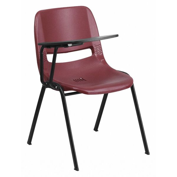 Tablet Arm Chair, Right Hand Flip-Up, Burg, 21