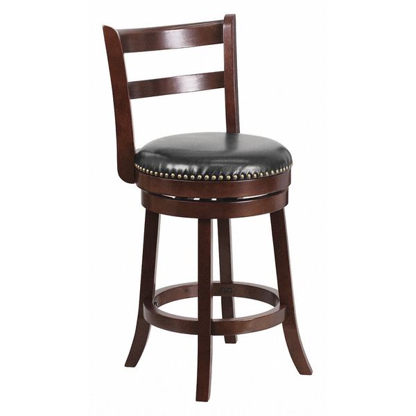 Cappuccino Wood Stool, 26