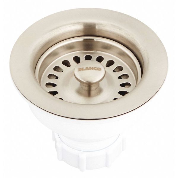 Basket Strainer Drain Assembly - Stainless Steel
