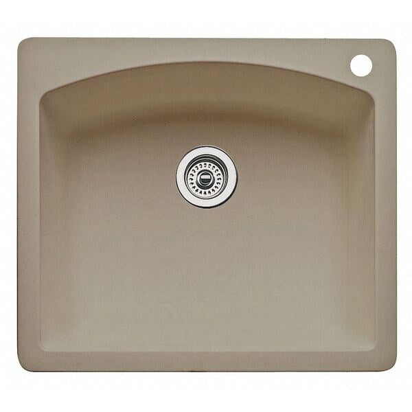 Diamond Silgranit Dual Mount Kitchen Sink - Truffle