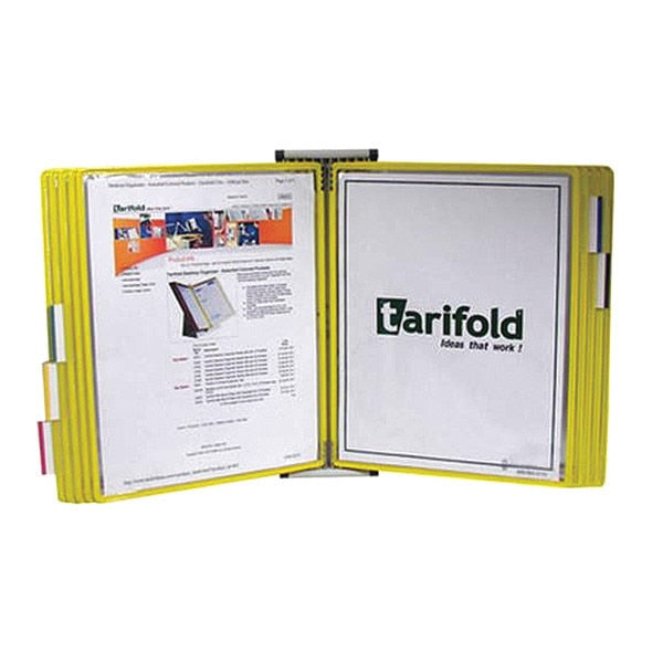 Document Wall Display Unit, 10 Yellow Poc