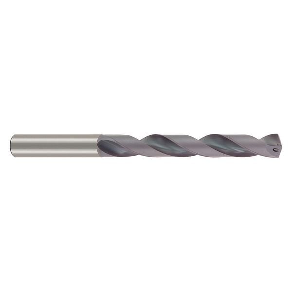 #21 Carbide Black/Gold 140 Deg. Jobber Length Drill Bit, Point Type: Split Honed