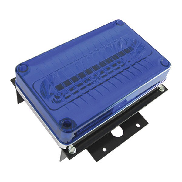 LED Headlamp Housing Mount, Blue, 4