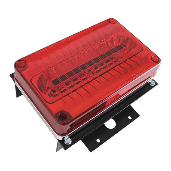 LED Headlamp Housing Mount, Red, 4