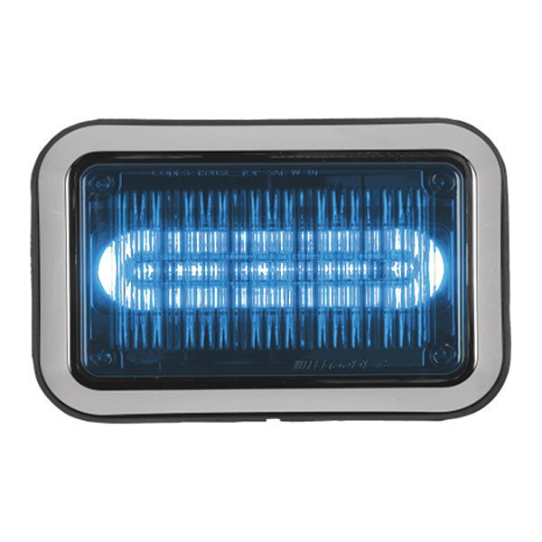 LED PrizmIi, Colored Lens, Bezel, Blue, 4