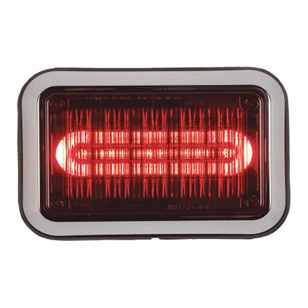 LED PrizmIi, Bezel, Red, REF8, 4