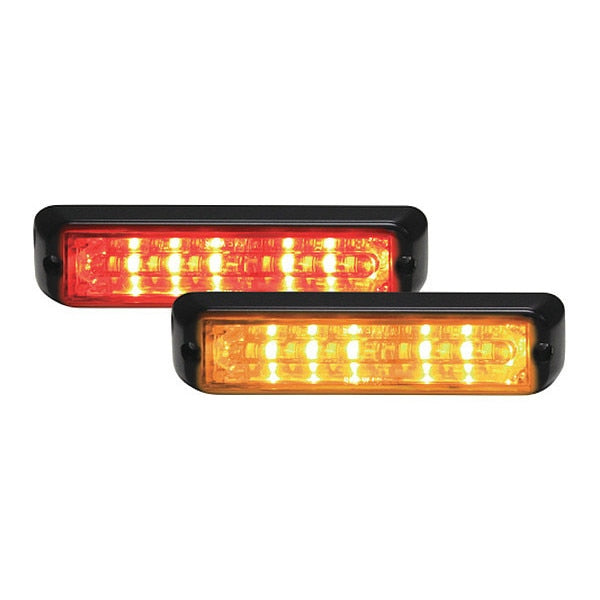 Chase Warning, 12 LED, 6 Red, 6 Amber